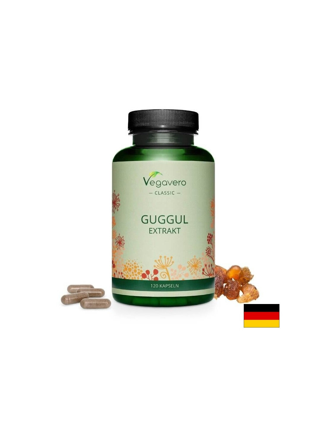 Εκχύλισμα Guggul, 120 κάψουλες, 100% Vegan <tc>Vegavero</tc>