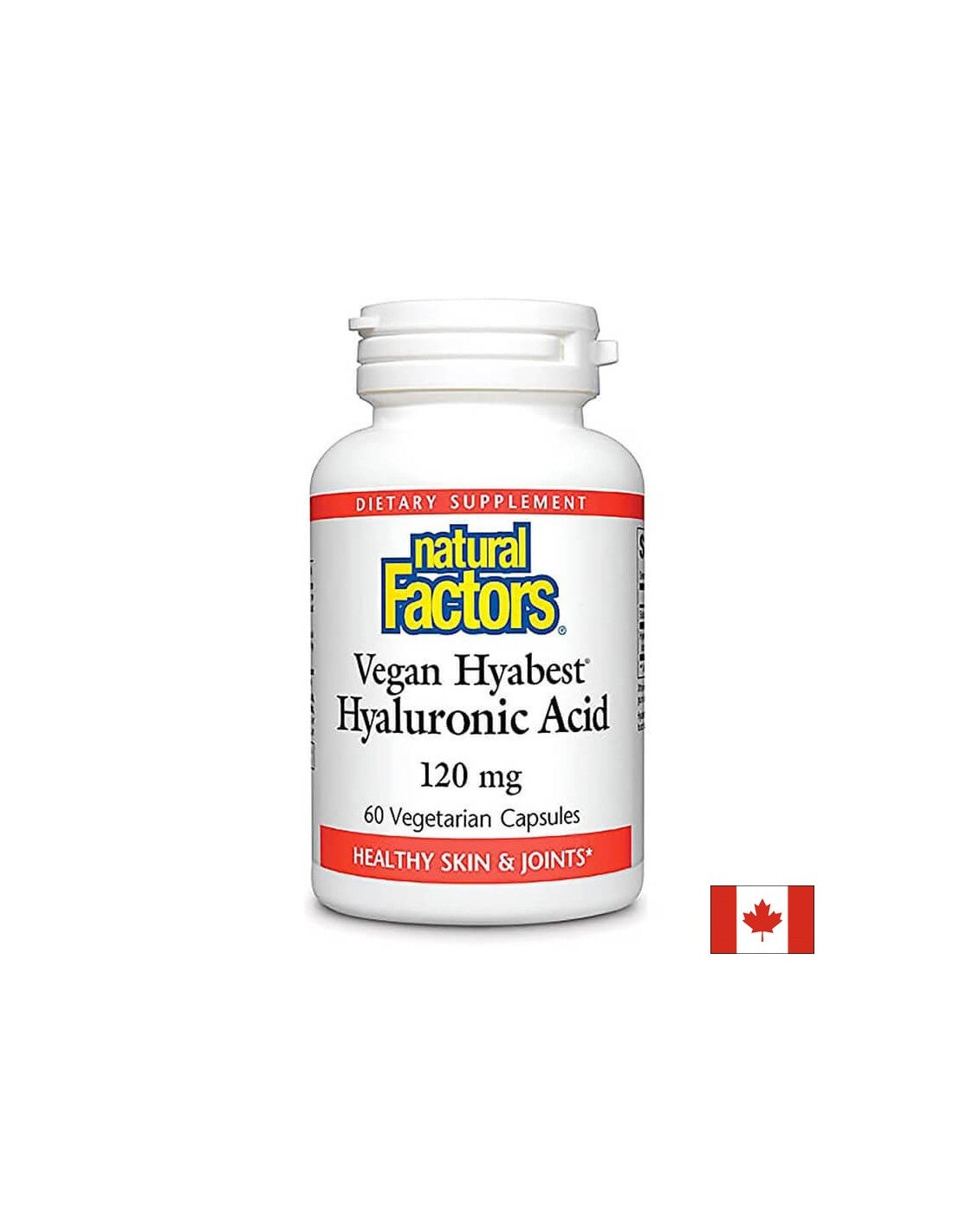 Όμορφο δέρμα - Υγιείς αρθρώσεις - Υαλουρονικό οξύ Hyappeal® (Vegan), 120 mg x 60 V κάψουλες