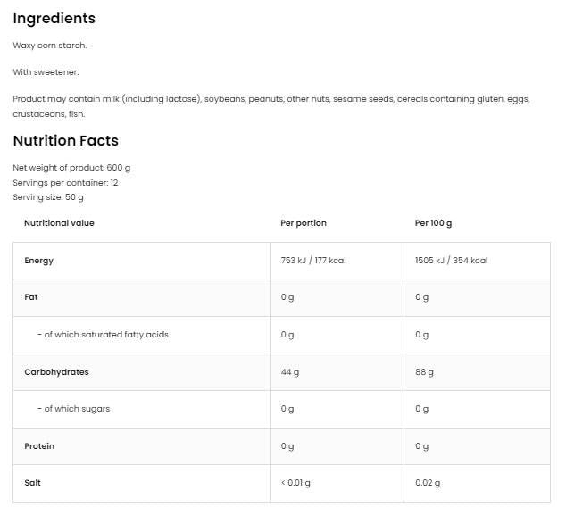 Κηρώδης αραβόσιτος - 600 γραμμάρια