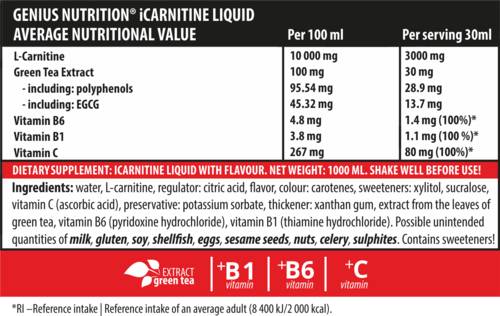 L'Arnitine Liquid - 1000 ml