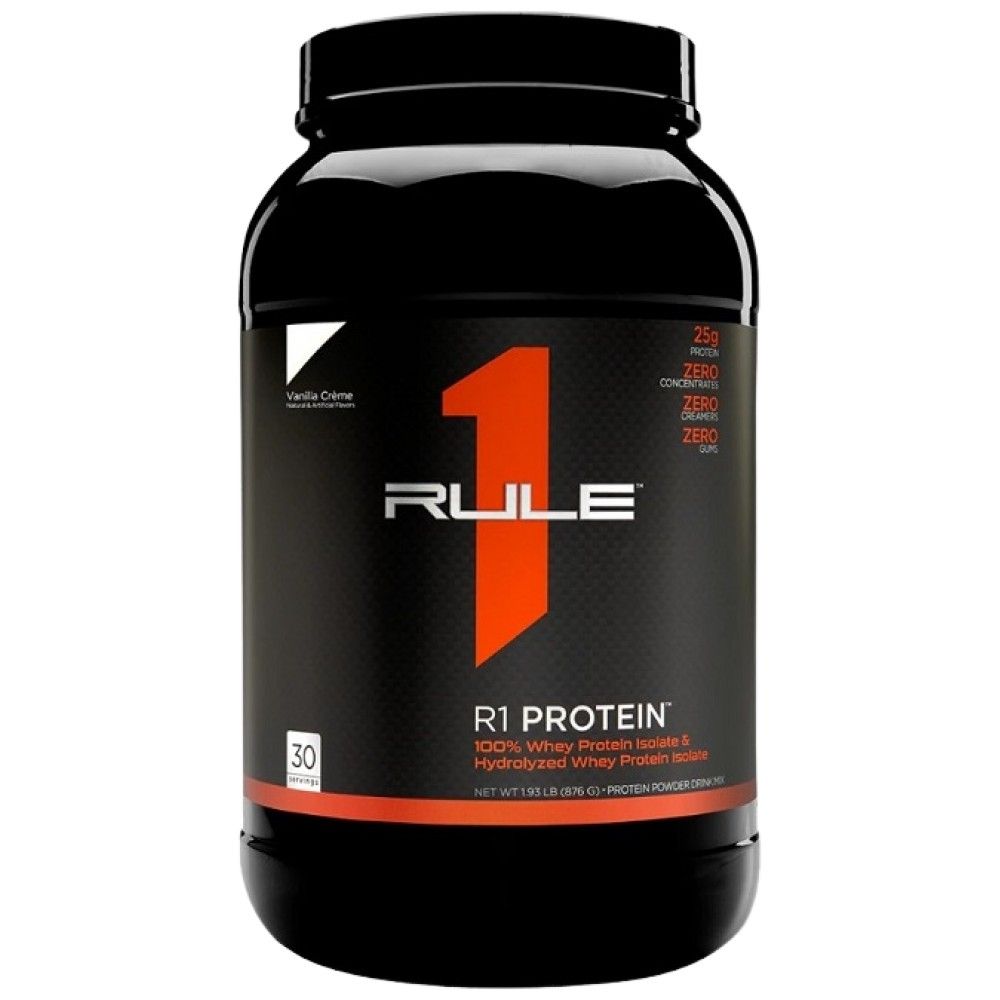 R1 πρωτεΐνη | 100% Whey απομόνωση & υδρολύματος ορού γάλακτος - 855-930 γραμμάρια