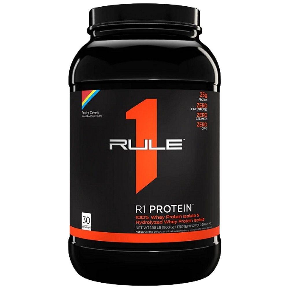 R1 πρωτεΐνη | 100% Whey απομόνωση & υδρολύματος ορού γάλακτος - 855-930 γραμμάρια