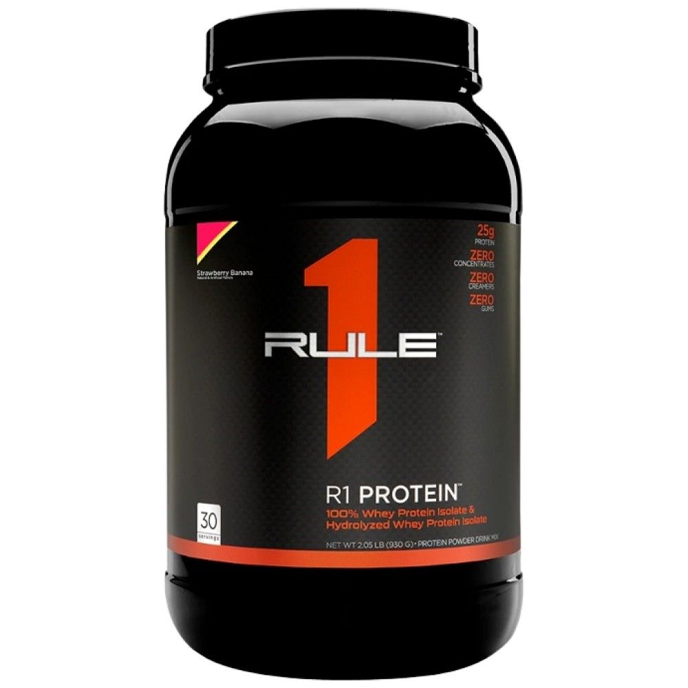 R1 πρωτεΐνη | 100% Whey απομόνωση & υδρολύματος ορού γάλακτος - 855-930 γραμμάρια
