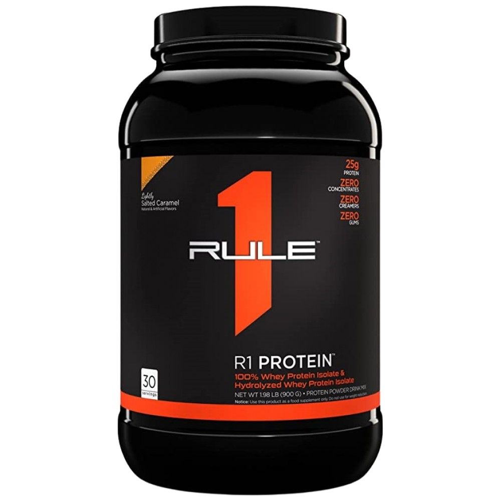 R1 πρωτεΐνη | 100% Whey απομόνωση & υδρολύματος ορού γάλακτος - 855-930 γραμμάρια