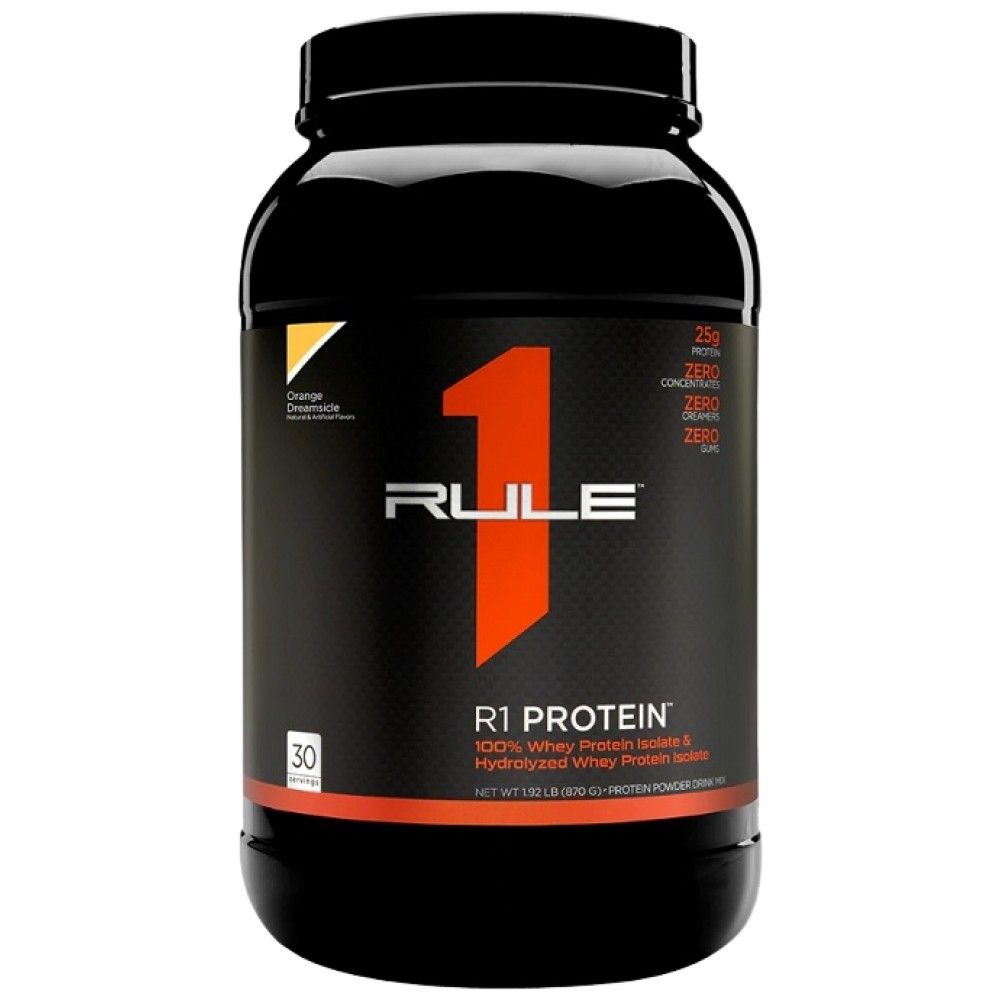 R1 πρωτεΐνη | 100% Whey απομόνωση & υδρολύματος ορού γάλακτος - 855-930 γραμμάρια