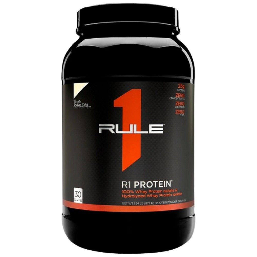 R1 πρωτεΐνη | 100% Whey απομόνωση & υδρολύματος ορού γάλακτος - 855-930 γραμμάρια