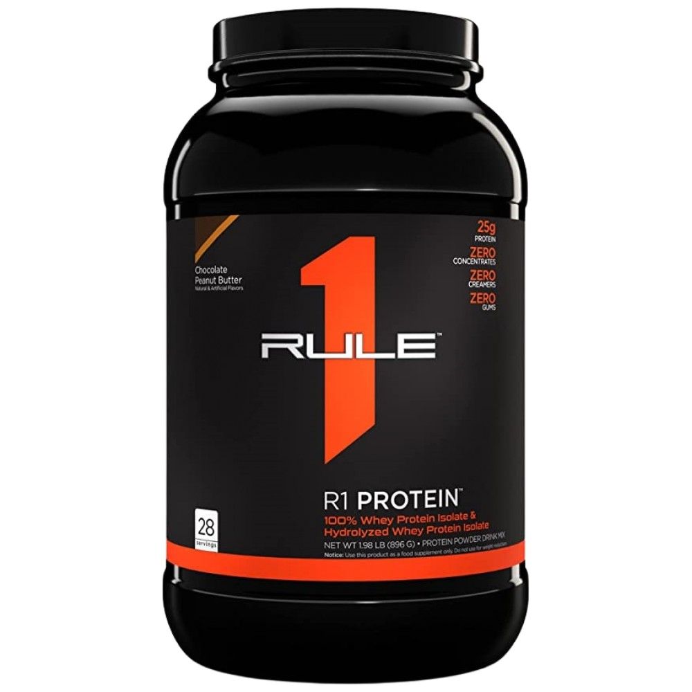 R1 πρωτεΐνη | 100% Whey απομόνωση & υδρολύματος ορού γάλακτος - 855-930 γραμμάρια
