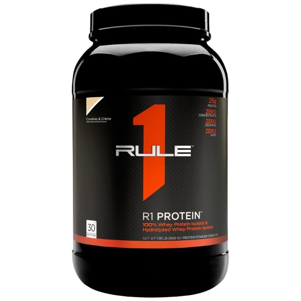 R1 πρωτεΐνη | 100% Whey απομόνωση & υδρολύματος ορού γάλακτος - 855-930 γραμμάρια