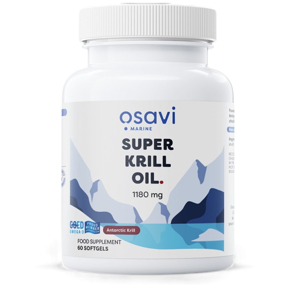 Super Krill Oil 1180 mg - 60 κάψουλες γέλης