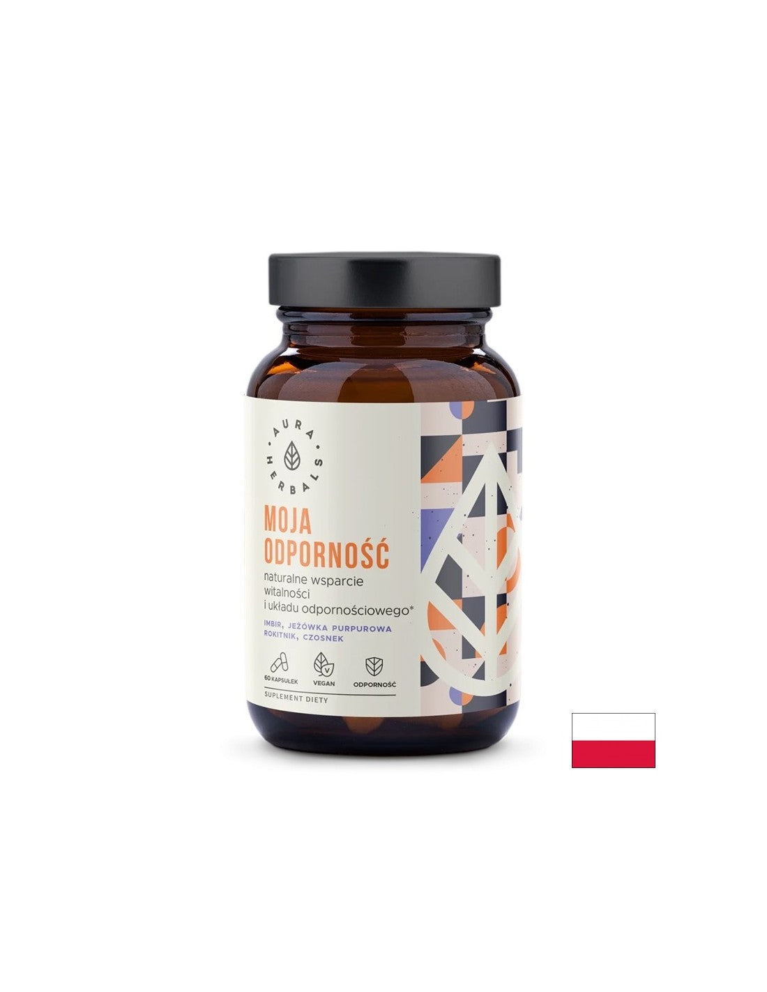 Η ανοσία (φυτική φόρμουλα με echinacea, τζίντζερ, σκόρδο και θαλάσσια buckthorn), 60 κάψουλες