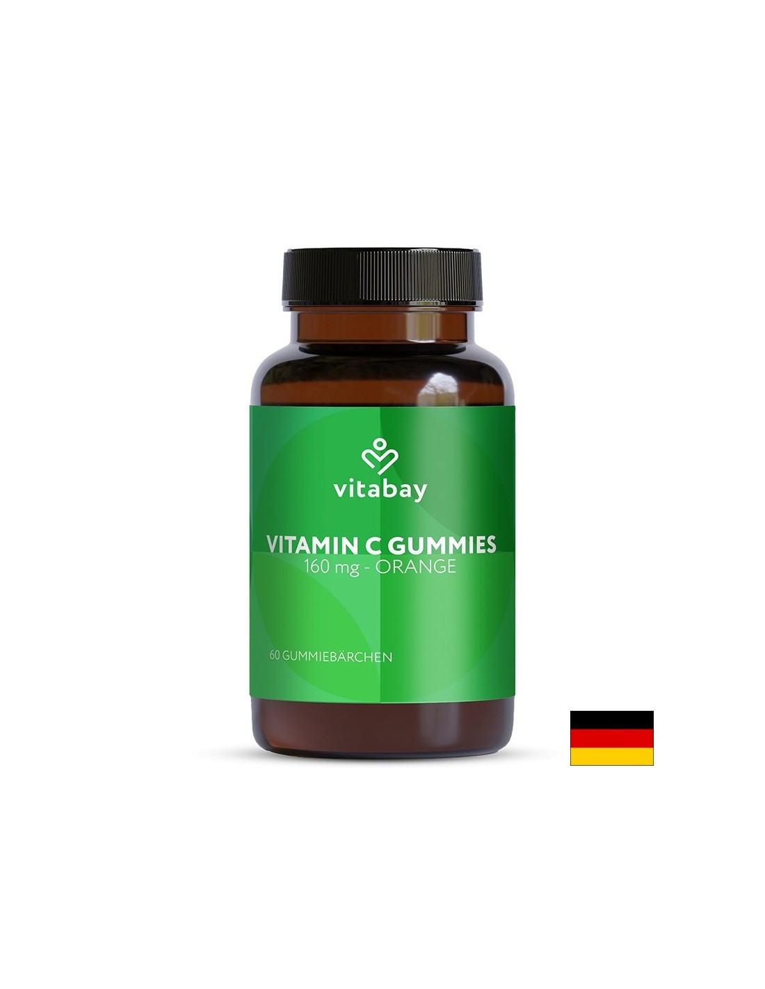 Ανοσότητα - Βιταμίνη C, 160 mg x 120 Gummy Bears, πορτοκαλί γεύση