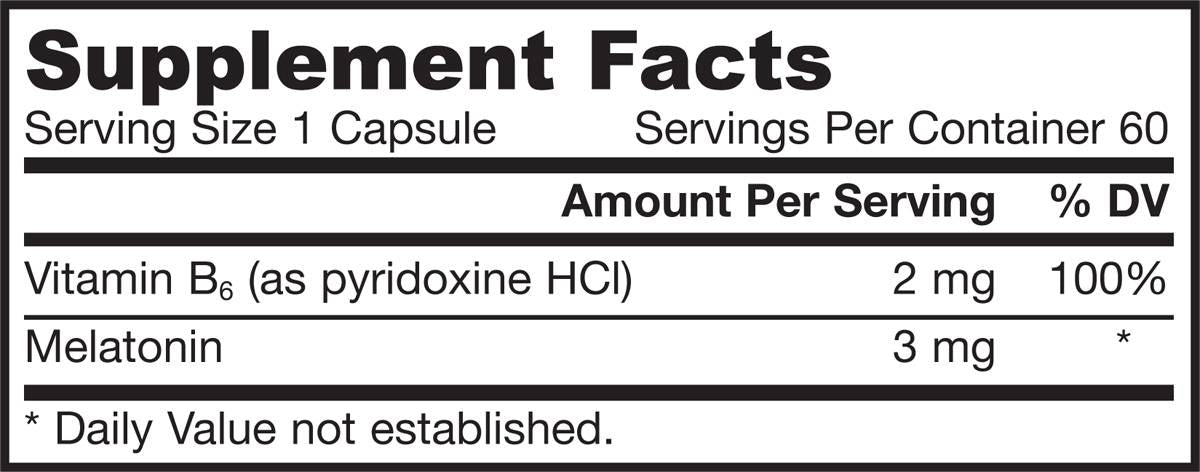 Mellow Tonin 3 mg 60 κάψουλες