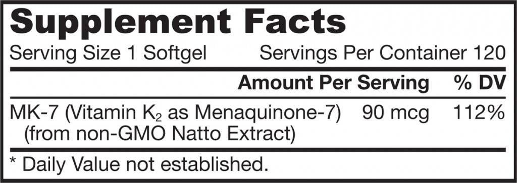 MK -7 90 MCG - 60 κάψουλες πηκτής