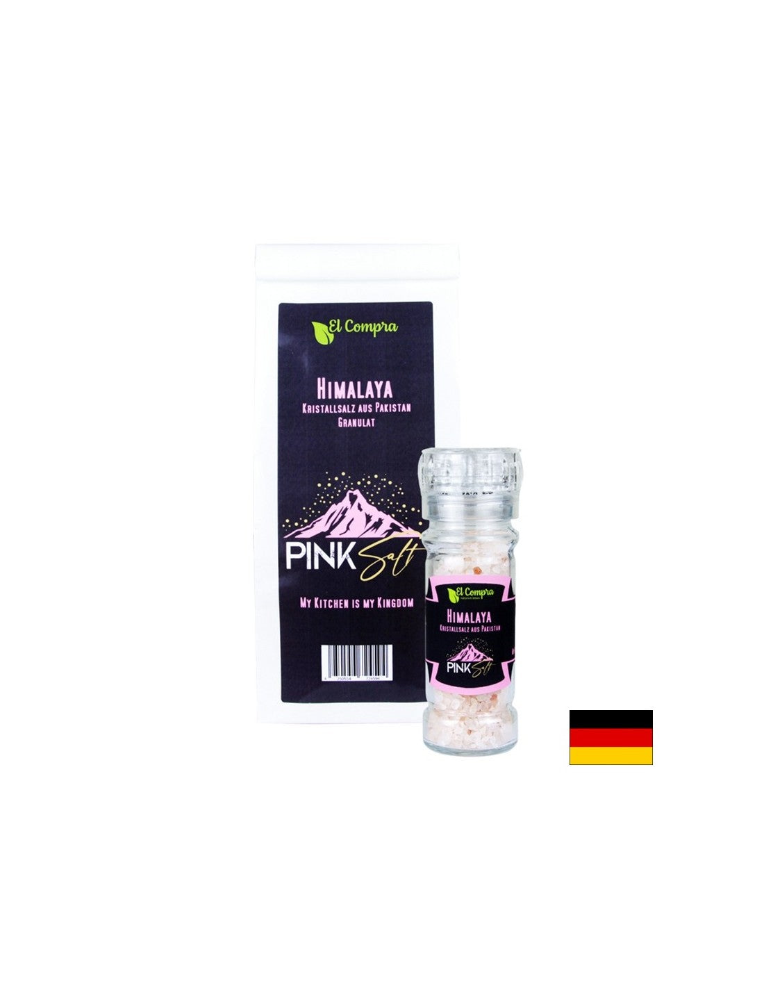 Ιμαλάϊνα ροζ αλάτι, κρύσταλλα, 1 κιλά