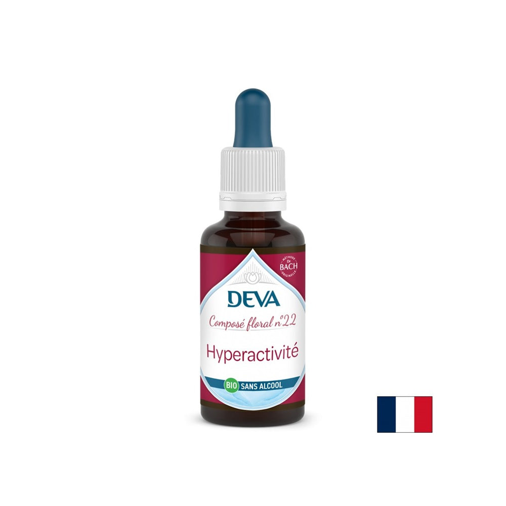 Υπερκινητικότητα, floral essences, Bach Drops No. 22 (χωρίς αλκοόλ), 30 ml