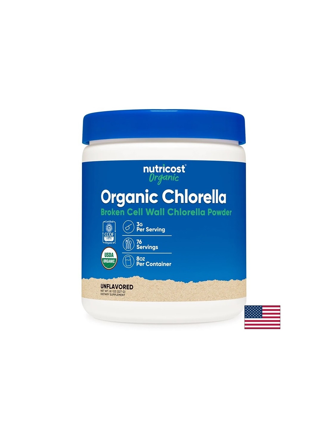 Chlorella - Detox και φυσική ενέργεια, 227 g σκόνης