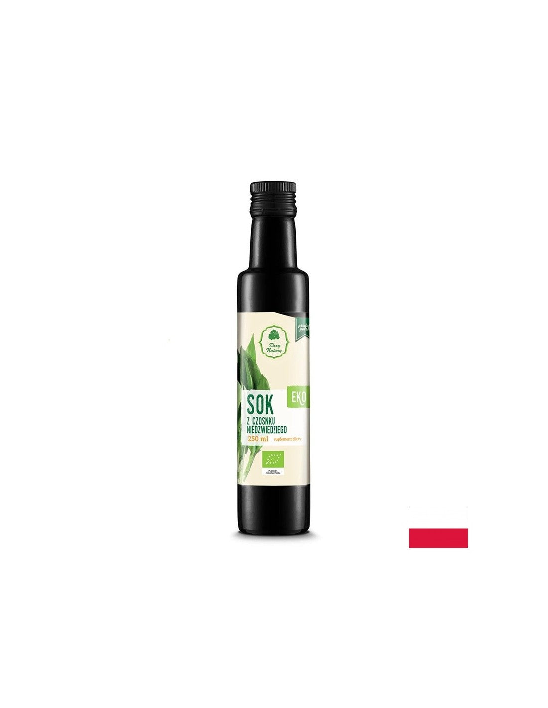 Βιολογικό χυμό άγριου σκόρδου για προσθήκη σε ποτά και γεύματα - καρδιαγγειακή υγεία, 250 ml, 16 δόσεις