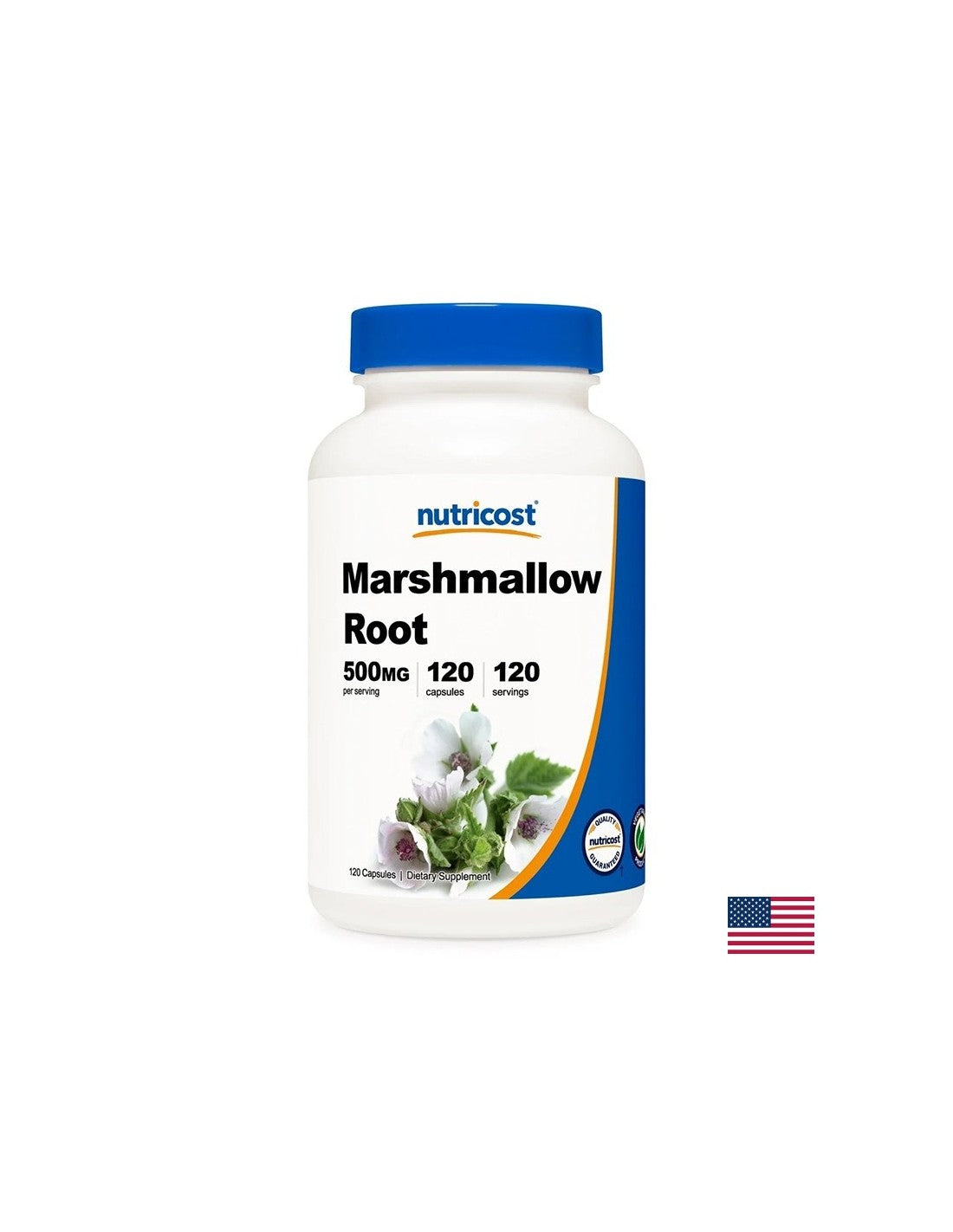 Πέψη και ανοσία - λευκό τριαντάφυλλο (ρίζα), 500 mg x 120 κάψουλες