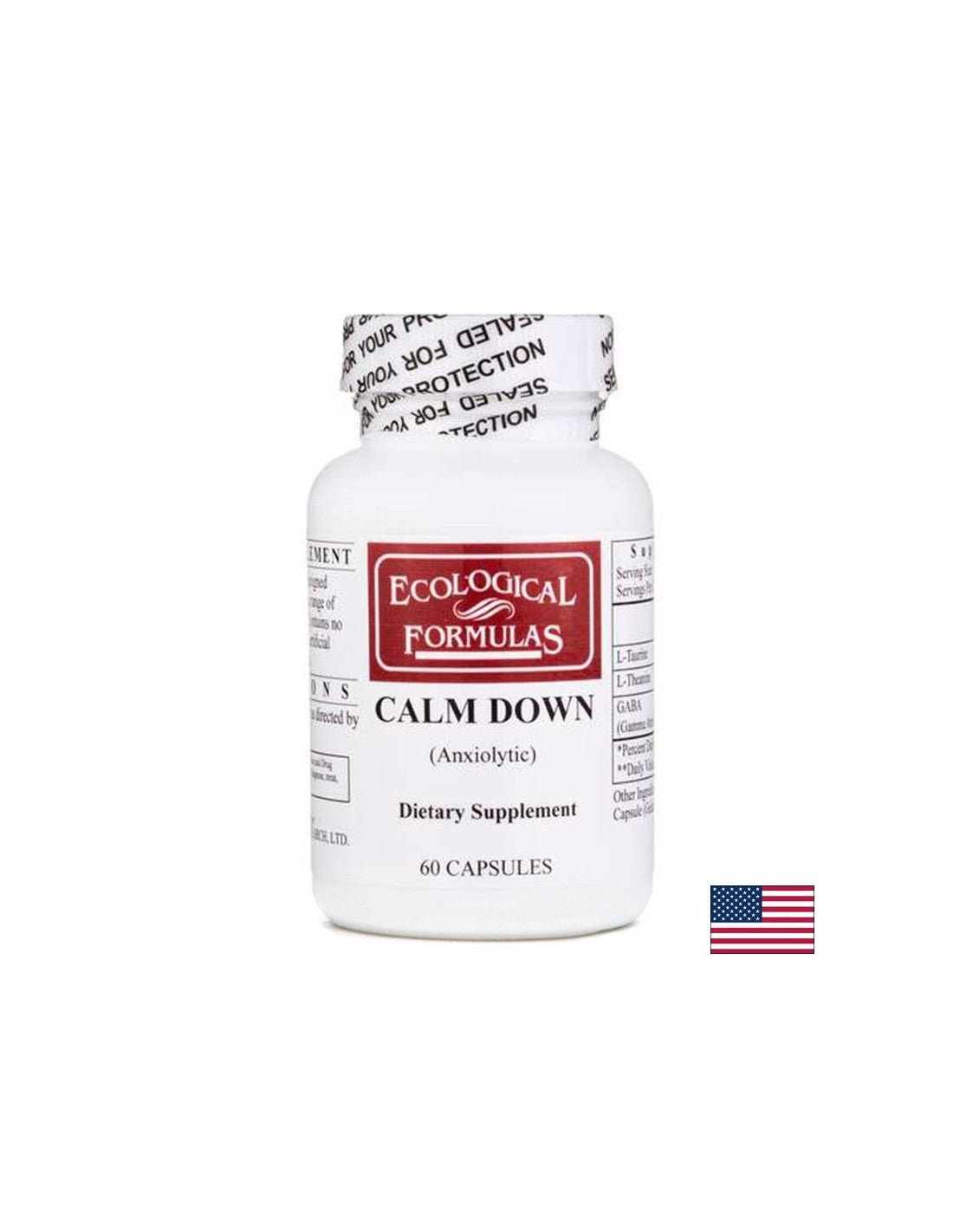 Σύμπλεγμα νευρικού συστήματος (με L-Taurine, L-theanine και GABA), 60 κάψουλες