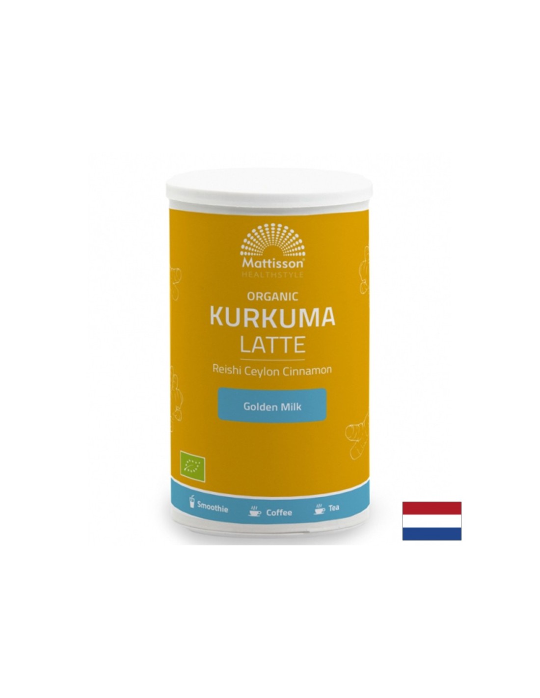 Latte Turmeric με Reishi και Ceylon Cinnamon Bio, 160 g