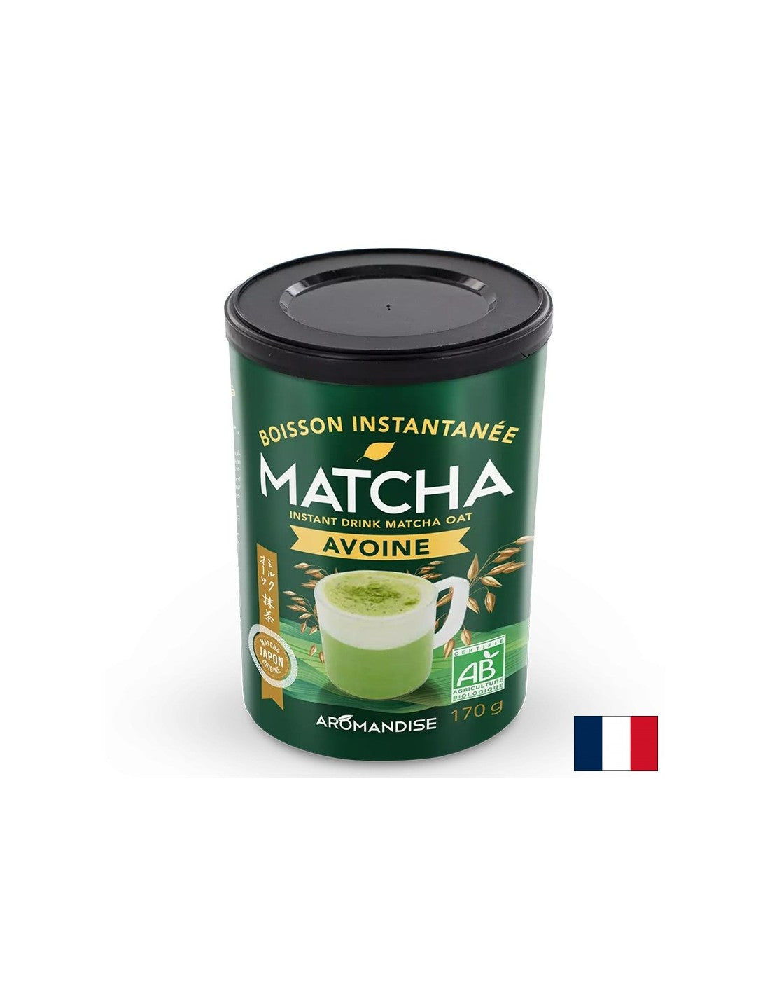 Matcha και βρώμη - τονωτικό ποτό, 170 g, σκόνη