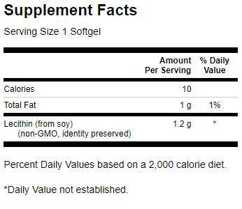 Κάψουλες γέλης μη-ΓΤΟ 1200 mg 180
