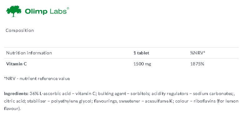 Levit C 1500 20 αναβραστικά δισκία