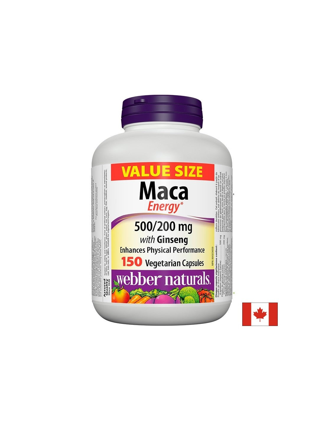 Maca Energy με ginseng - Maca και κορεατική ginseng, 150 κάψουλες