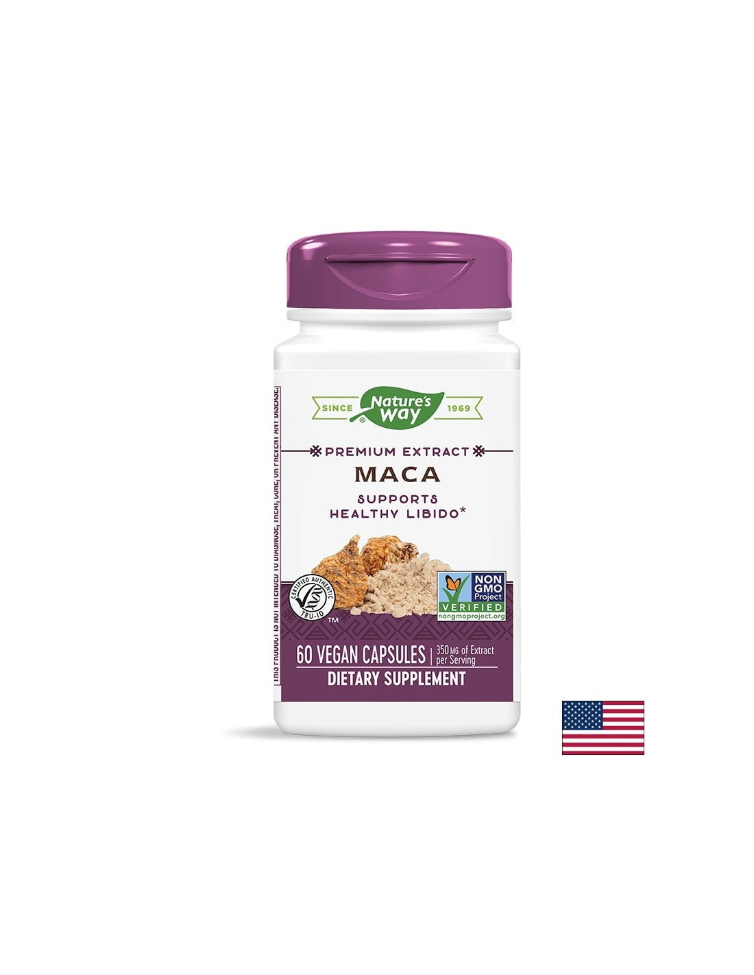 Maca - Maca 350 mg, 60 κάψουλες φύση