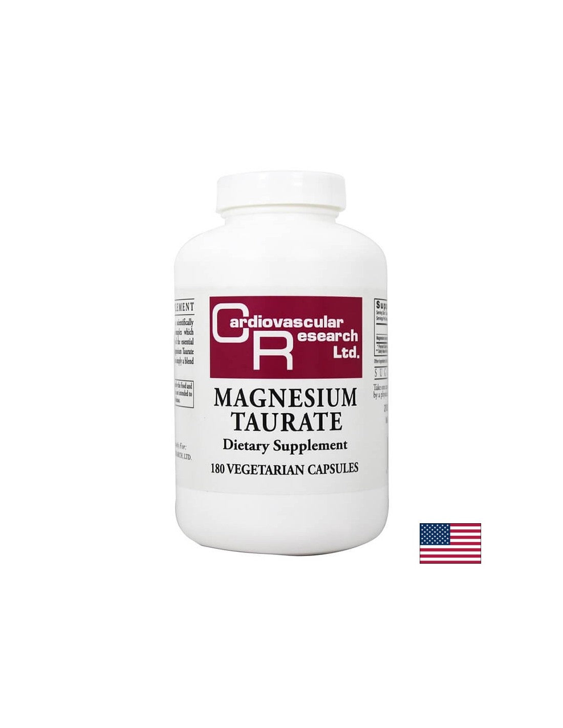 Μαγνήσιο (Ταυτικό) - Νευρικό σύστημα, καρδιαγγειακή λειτουργία, υγεία των μυών, 180 κάψουλες