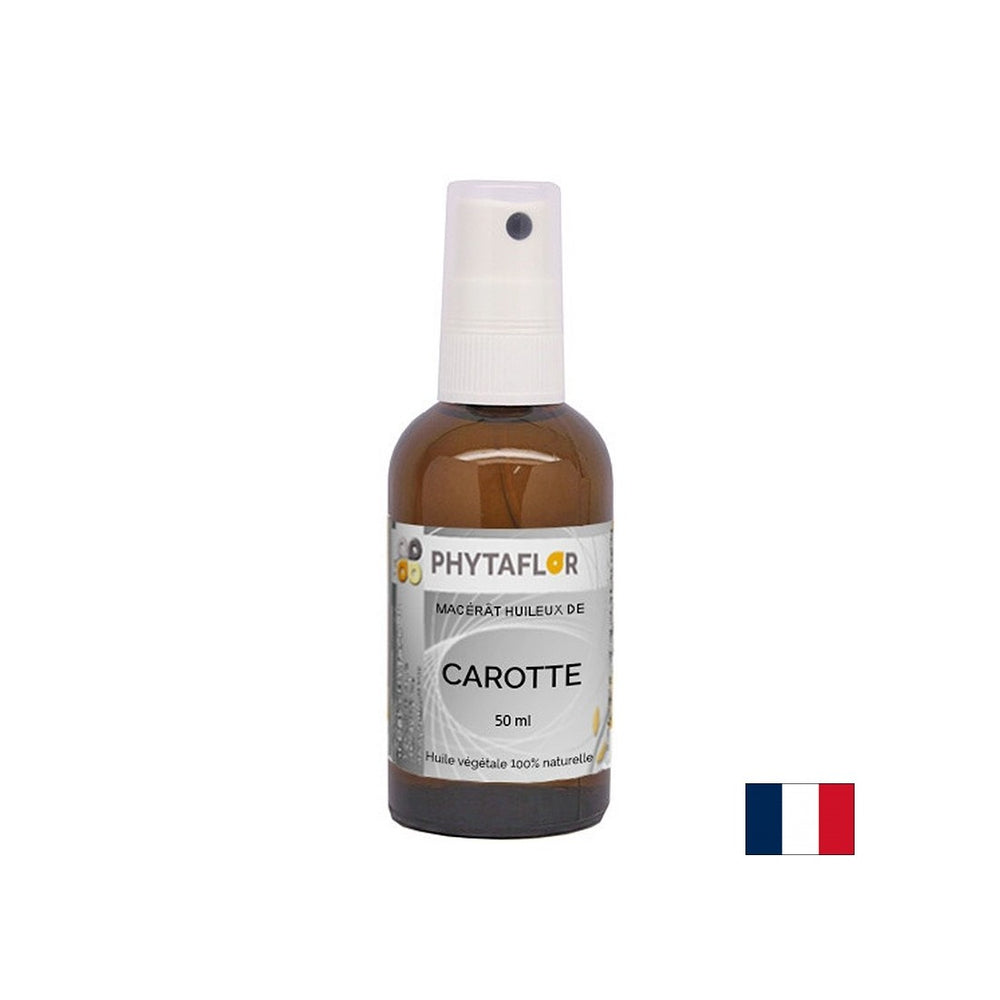 Διαλυτικό καροτέλαιο για φυσικό μαύρισμα δέρματος, σπρέι, 50 ml