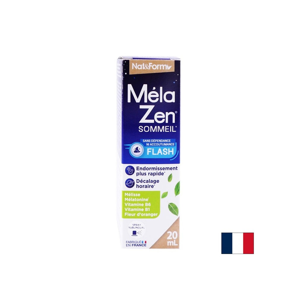 Melazen® Sleep Spray με μελατονίνη, βάλσαμο λεμονιού, πορτοκαλί άνθη και βιταμίνη Β1 και Β6, από του στόματος ψεκασμού x 20 mL