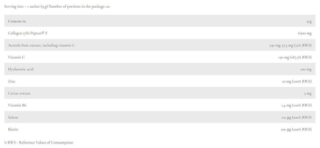 Ελιξίριο ομορφιάς | Collagen Collagen - Sachets - 20 x 9 γραμμάρια