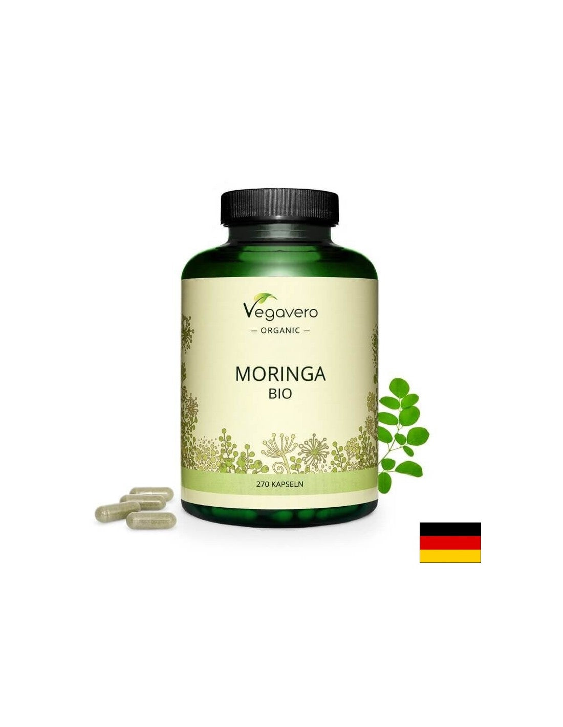 Moringa Bio, 270 κάψουλες, 100% Vegan <tc>Vegavero</tc>
