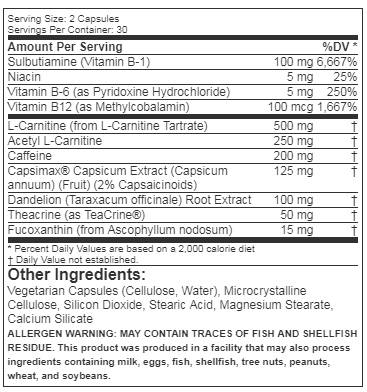 Shred Sport 60 κάψουλες