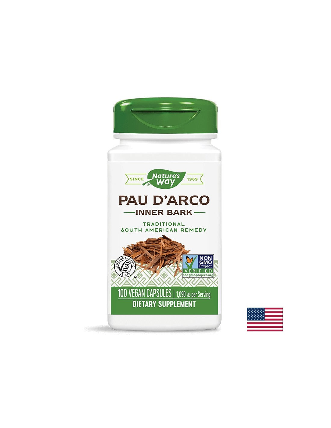 Pau d'Arco 545 mg - 100 capsules - Nutra Best Europe
