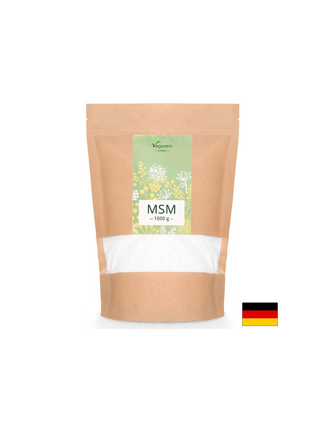 MSM Μεθυλοσουλφονυλομεθάνιο, 1 kg <tc>Vegavero</tc> σκόνη