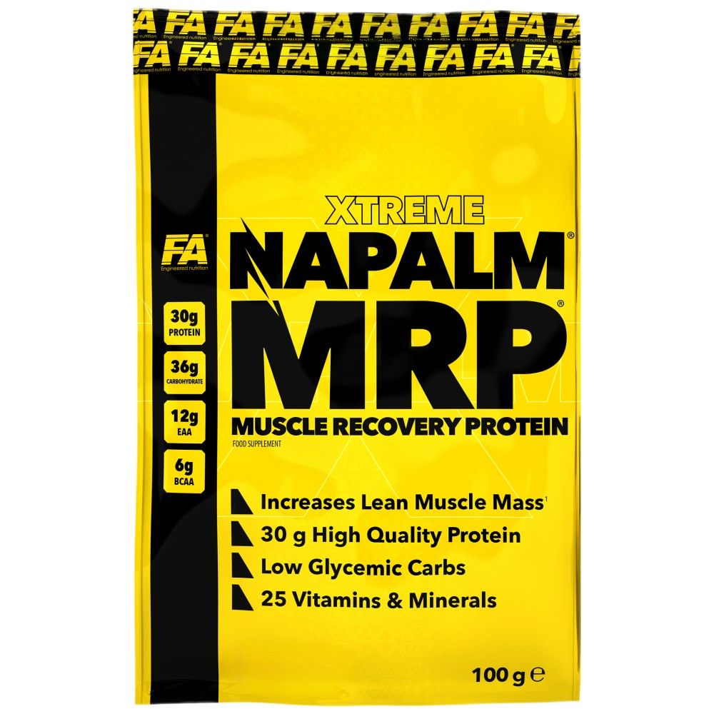 Xtreme Napalm MRP | Πρωτεΐνη ανάκτησης μυών - Αντικατάσταση γεύματος - 100 γραμμάρια