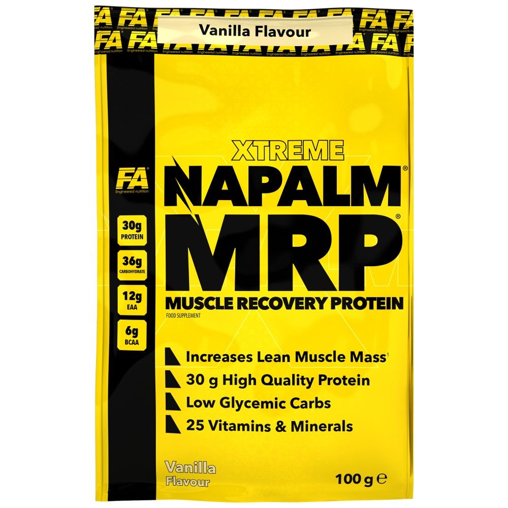 Xtreme Napalm MRP | Πρωτεΐνη ανάκτησης μυών - Αντικατάσταση γεύματος - 100 γραμμάρια