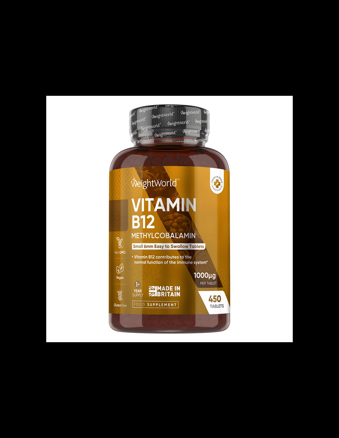 Нервна система - Витамин В12 (метилкобаламин), 1000 µg х 450 таблетки - Feel You