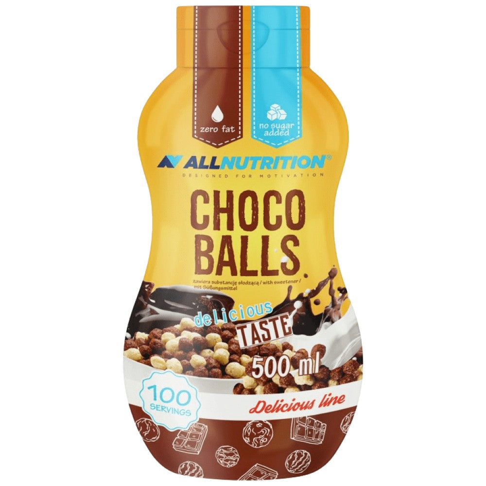 Σιρόπι μηδενική θερμίδα | Μπάλες choco - 500 ml