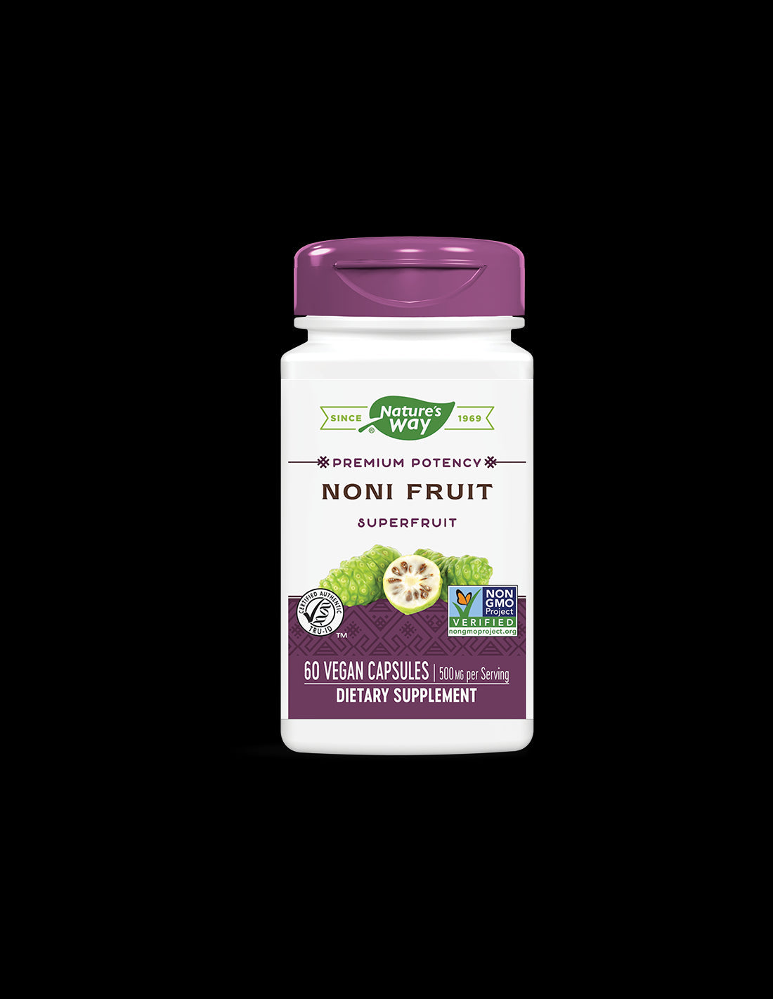 Noni - Premium Extract - Immunity and Energy, 500 mg, 60 κάψουλες