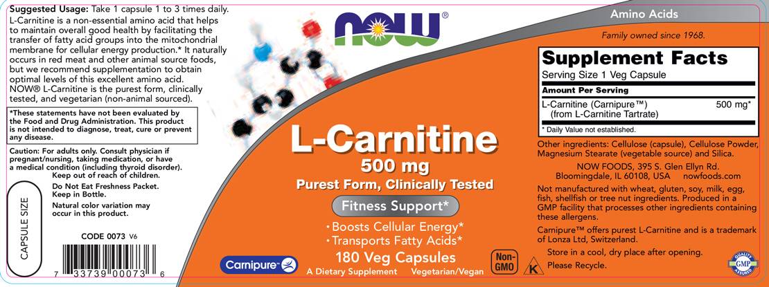 L-καρνιτίνη 500 mg | Carnipure® - 180 κάψουλες