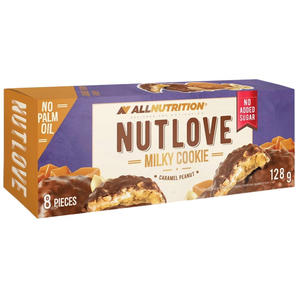 Nutlove Milky Cookie | Caramel & Peanut - 128 γραμμάρια
