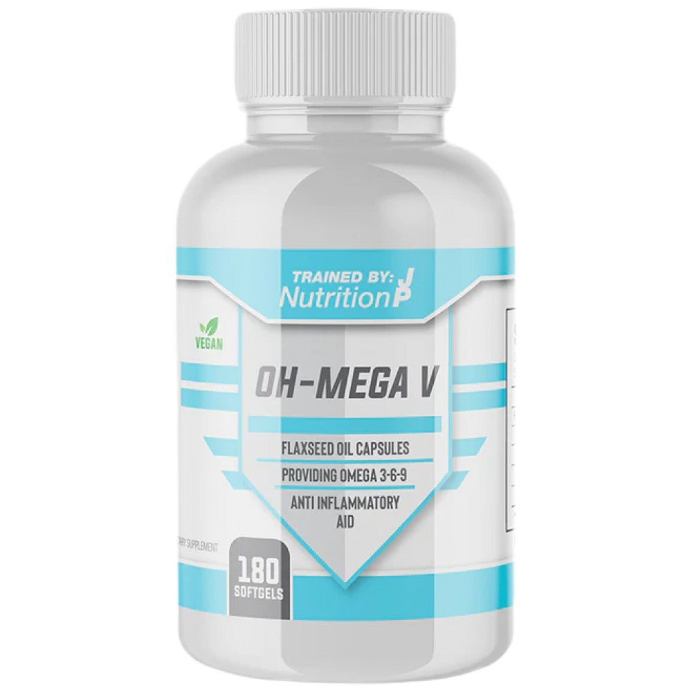OH-MEGA V | Λάδι σπόρου λινάρι 1000 mg - 180 κάψουλες γέλης