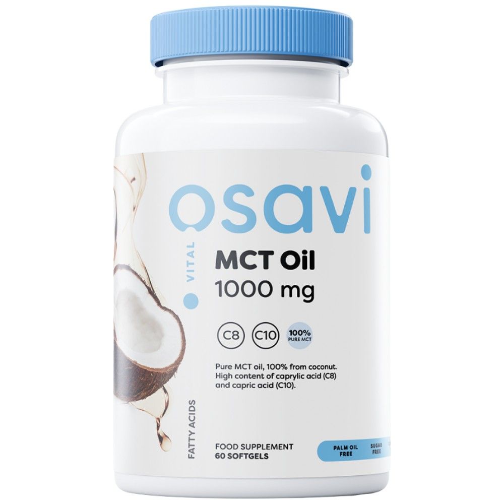 MCT OIL 1000 mg | C8 + C10 - 60 Softgels