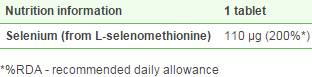Σελήνιο 100 mcg - 120 δισκία