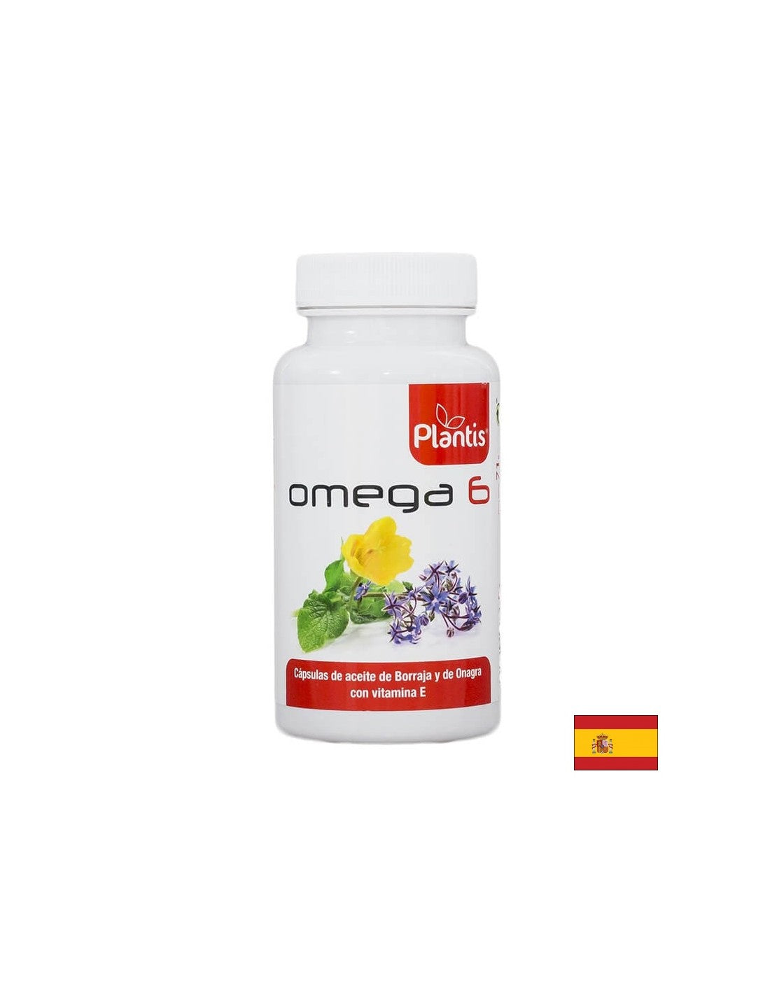 Omega -6 - Borage και Evening Primrose Oils + Vit. E - Omega 6 - Plantis® - ορμονική ισορροπία, 100 κάψουλες Softgel