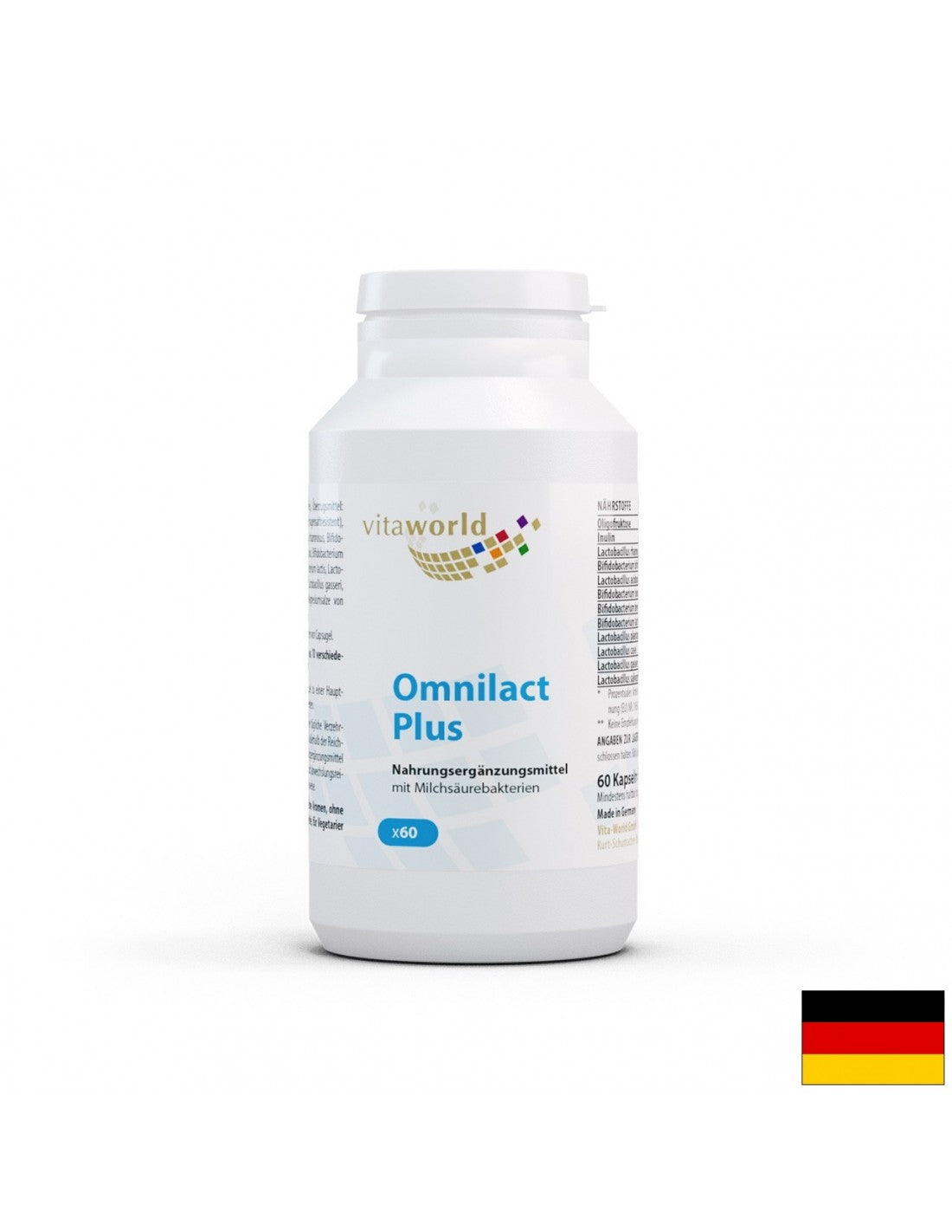 Omnilact Plus/Probiotic Omnilact Plus 10 στελέχη, 10 δισεκατομμύρια ενεργά προβιοτικά, 60 κάψουλες