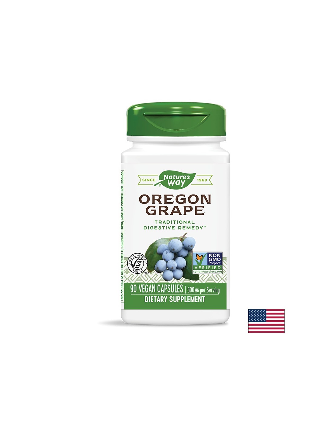 Oregon Grape Root 500 mg - 90 κάψουλες